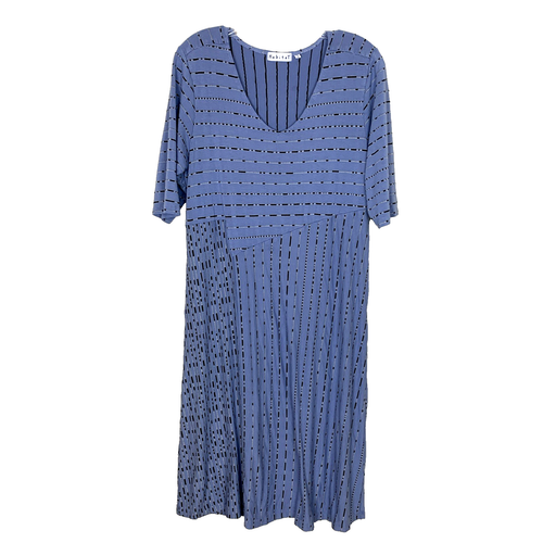 Habitat Clothes to Live In Womens M Midi Dress Half Sleeve Rayon Stretch Boho