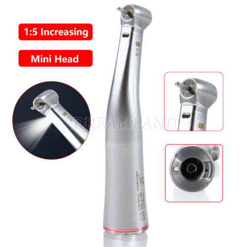 Dental Winkelstück 1:5 Red Angle Wasser mit Licht ROT Handstück Fit KAVO - Bild 12 von 24