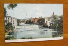 Looking Up Sugar River Claremont NH 1909 American News Co B14619