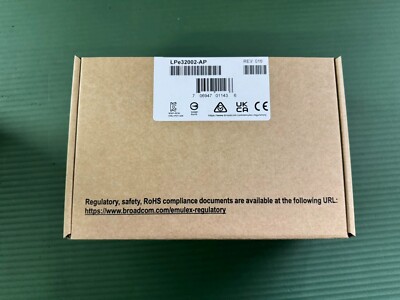  New Broadcom LPE32002-AP Emulex SFP+ Dual Port 32Gb FC PCIe Host Bus Adapter
