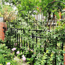 2x Garden Trellis Metal Fencing Plant Climbing Stand Rustproof for Outdoor Yard