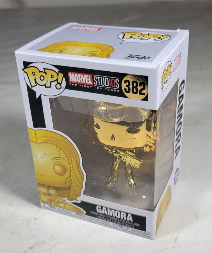 FUNKO Pop!- GAMORA #382 Gold chrome MARVEL STUDIOS vinyl figure | eBay