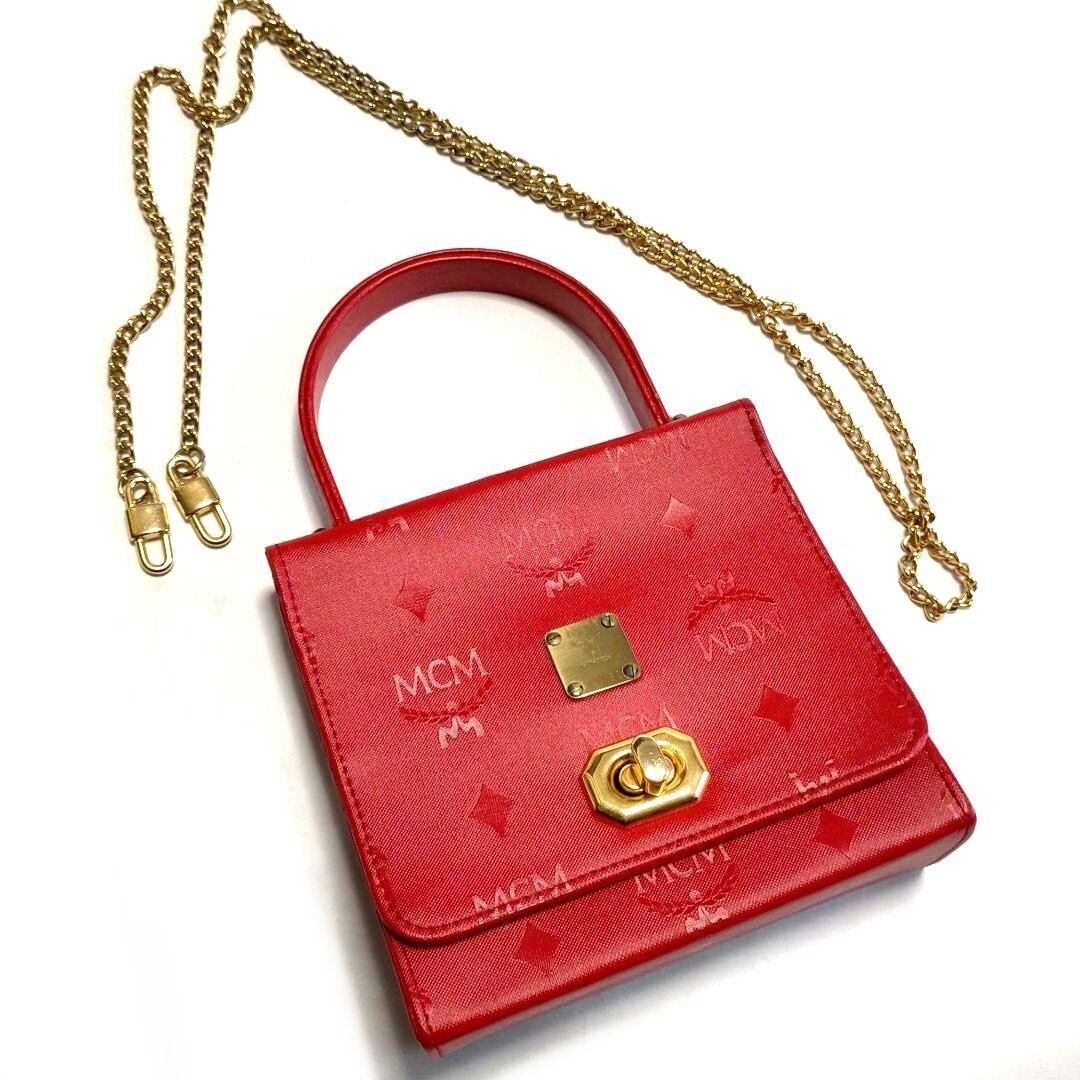 Mcm Visetos Mcm Shoulder Strap MCM Visetos 2way Chain Shoulder Bag