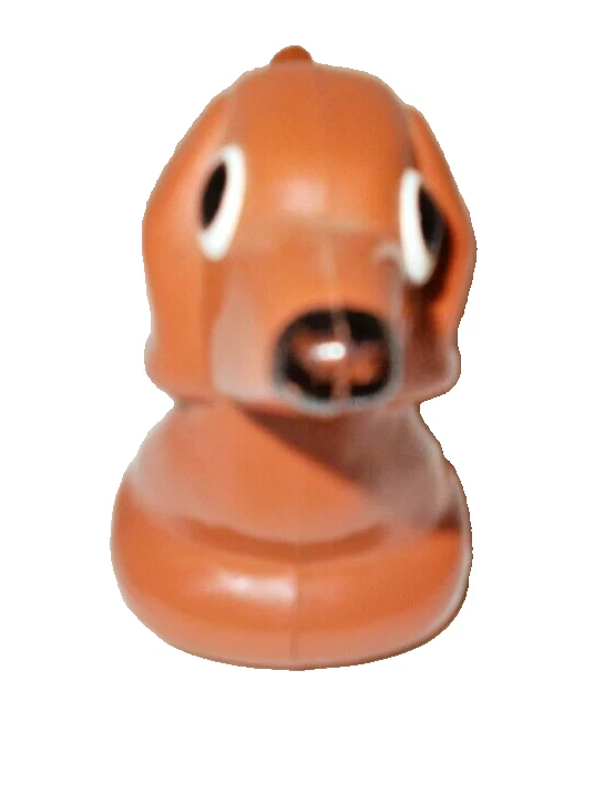 Vintage Hard Plastic 6 inch Friction Powered Dachshund Bi-Bi made by Lehmann 922 — 第 4/4 张图片