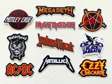 Metal / Hard Rock Vinyl Sticker Pack 10 Stickers SET 1