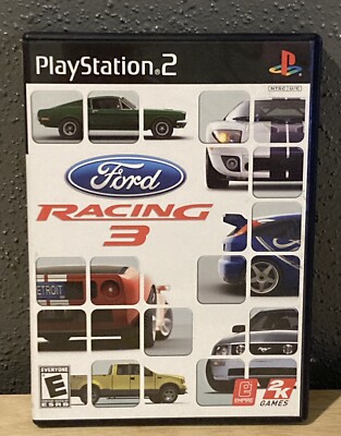 Ford Racing 3 PS2 Sony PlayStation 2 CIB Complete w/ Manual GT Mustang RS Race