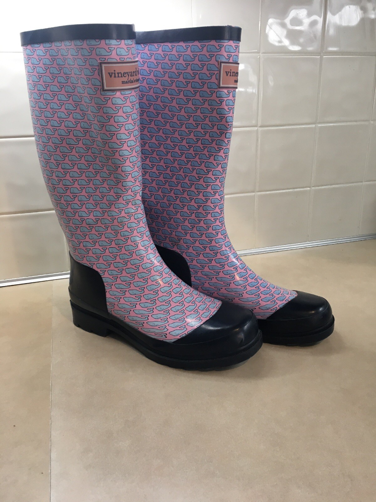 whale rain boots