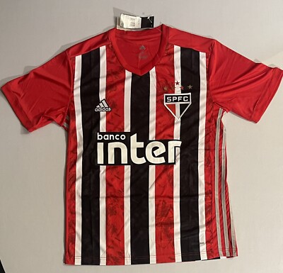 Adidas São Paulo SPFC Fan Soccer Performance Jersey Shirt Size 2XL Red /Black
