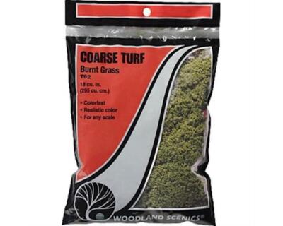 Woodland Scenics Coarse Turf Bag, Burnt Grass/18 cu. in. [WOOT62]