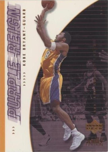 KOBE BRYANT 2000-2001 UPPER DECK TRUE TALENTS CARD#TT1!LAKERS G