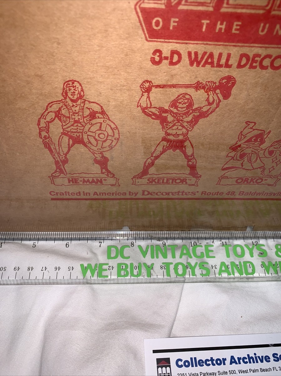 HE−MAN 1984年製 32cm 3Dウォールデコ MOTU HE−MAN 1984年