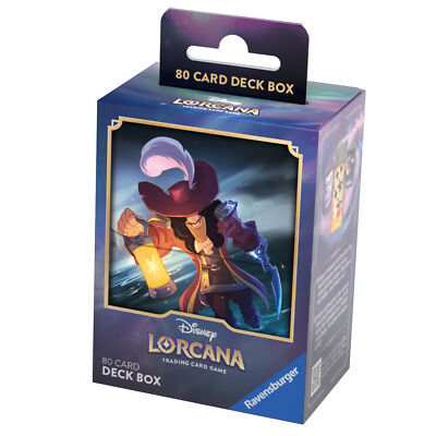 lorcana card deck box Lorcana TCG: The First Chapter Deck Box Captain Hook