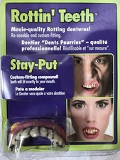 Rottin' Teeth Stay-put Dentures Costume Teeth