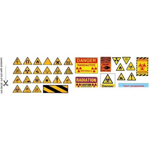 Dan Models 35010 For Scale Model Kit 1:35 Decals. Toxic Waste Barrels Label - Picture 4 of 4