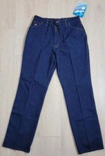 New Vintage Wrangler Women's 18 Regular Fit Blue Jeans Dark Wash Mom High Rise