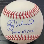 JJ Wetherholt Autographed OMLB Baseball Inscribed 2024 #7 Overall PROVA COA
