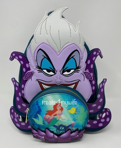NWT! Loungefly X Disney Villains URSULA 