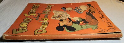 mickey magazine ドナルド 1945 DATED FUNNY STORIES ABOUT DONALD AND MICKEY BY WALT DISNEY