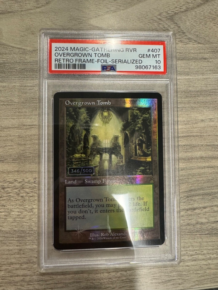 Overgrown Tomb (Retro Frame) (Serial Numbered) Ravnica