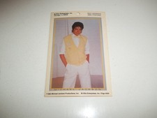 BI-RITE ENTERPRISES UNUSED MINI POSTER SELF ADHESIVE MICHAEL JACKSON 1980!