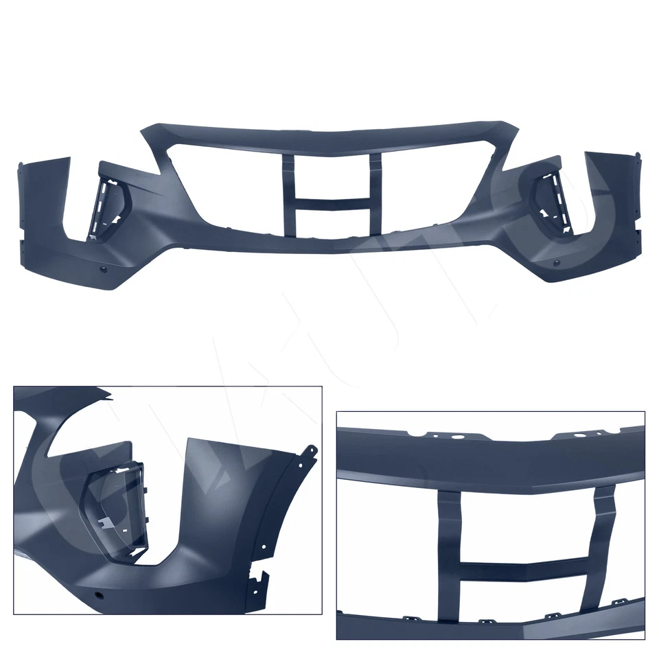 For 2019-2023 Cadillac XT4 Front Bumper Cover W/Sensor Holes W/Brackets Primed Foto 3 de 4
