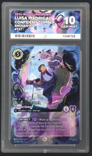 Lorcana Wilds Unknown Luisa Madrigal Enchanted Ace 10 Disney Tcg