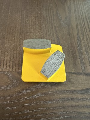1x Diamond Grinding Tool - 2 Segments- Redi lock- Soft Bond S 30#grit For Hard