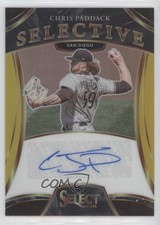 2021 Panini Select Selective Signatures Gold Prizm 8/10 Chris Paddack Auto b8h
