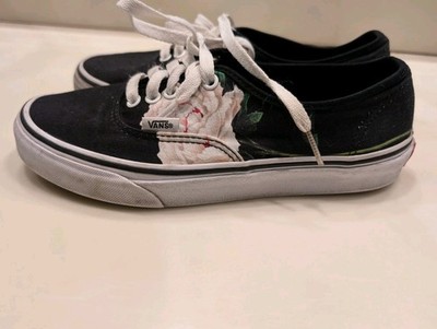 VANS Authentic Winter Floral Black White VN0A38EMUKQ Men's Size 7 Women's 8.5