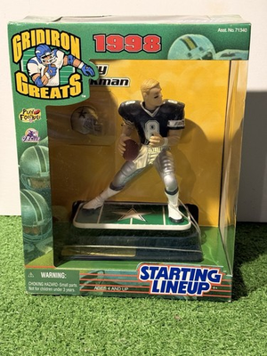 #ad Troy Aikman 1998 Kenner Starting Lineup Gridiron Greats Dallas Cowboys NIB $15.00