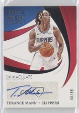 2020 Panini Immaculate Past and Present Signatures 40/99 Terance Mann Auto s3g