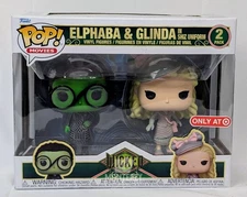 FUNKO POP! Wicked Elphaba & Glinda In Shiz Uniform 2 Pack Vinyl Figure Exclusive
