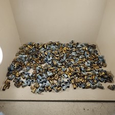 New Lot Of 357 Amp Brand Ignition Spark Plug Terminal 90 Degree Bent Brass Ends