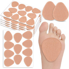 55Pcs Metatarsal Foot Pads for Women and Men, Felt Ball of Foot Cushion, Adhesiv