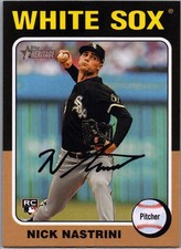 2024 Topps Heritage High Number - Nick Nastrini #647 (RC) - White Sox