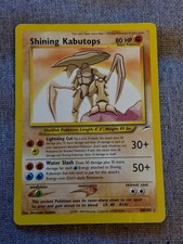 Shining Kabutops 108/105 Neo Destiny Holo Secret Rare English 80HP Unlimited