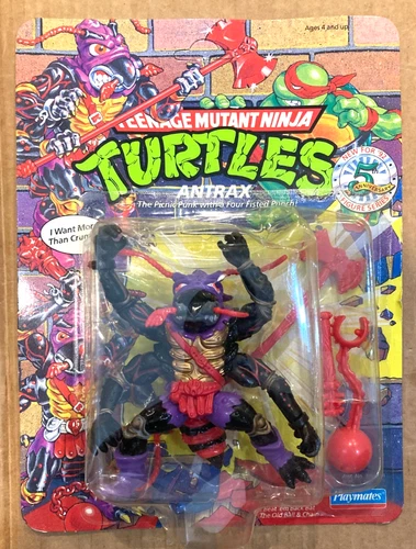 VTG.1991  TMNT Teenage Mutant Ninja ANTRAX  UNPUNCHED NEW GRADEABLE