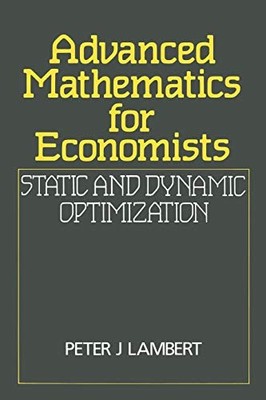 Fortgeschrittene Mathematik für Wirtschaftswissenschaften: Statische und dynamische Optimierung, Haustier