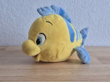 Disney Store Flounder Plush Stuffed Fish Toy The Little Mermaid Movie Authentic