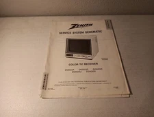 Zenith Service System Schematics for Vintage Antique TVs 1987. 