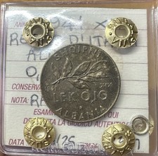 REGNO D' ITALIA ALBANIA 0,10 LEK 1941 XIX RARA sigillata qSPL SUBALPINA