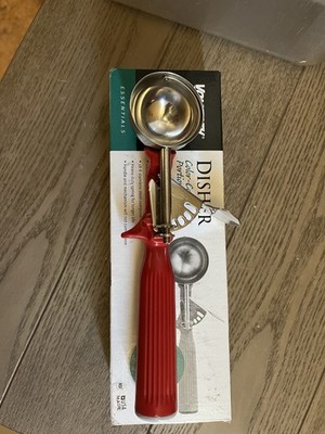 VOLLRATH 47145 Disher, Red Handle, Size 24 1 1/3 Oz 