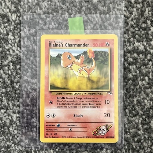 Pokémon TCG Blaine's Charmander Gym Challenge Card 61/132 Regular Common