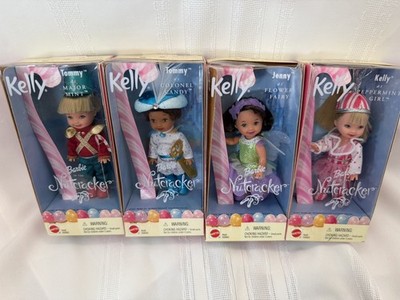 4 SET IN BOX Barbie in the Nutcracker Ballet Kelly Tommy Jenny Ballerina Dolls