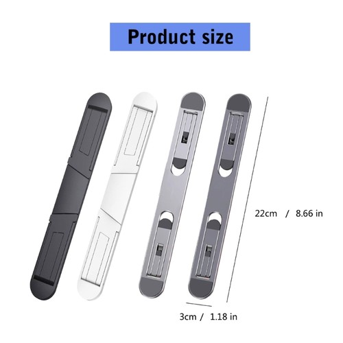 Portable Laptop Stand For Desk Use Providing Optimals Cooling And Comfort - Afbeelding 8 van 9
