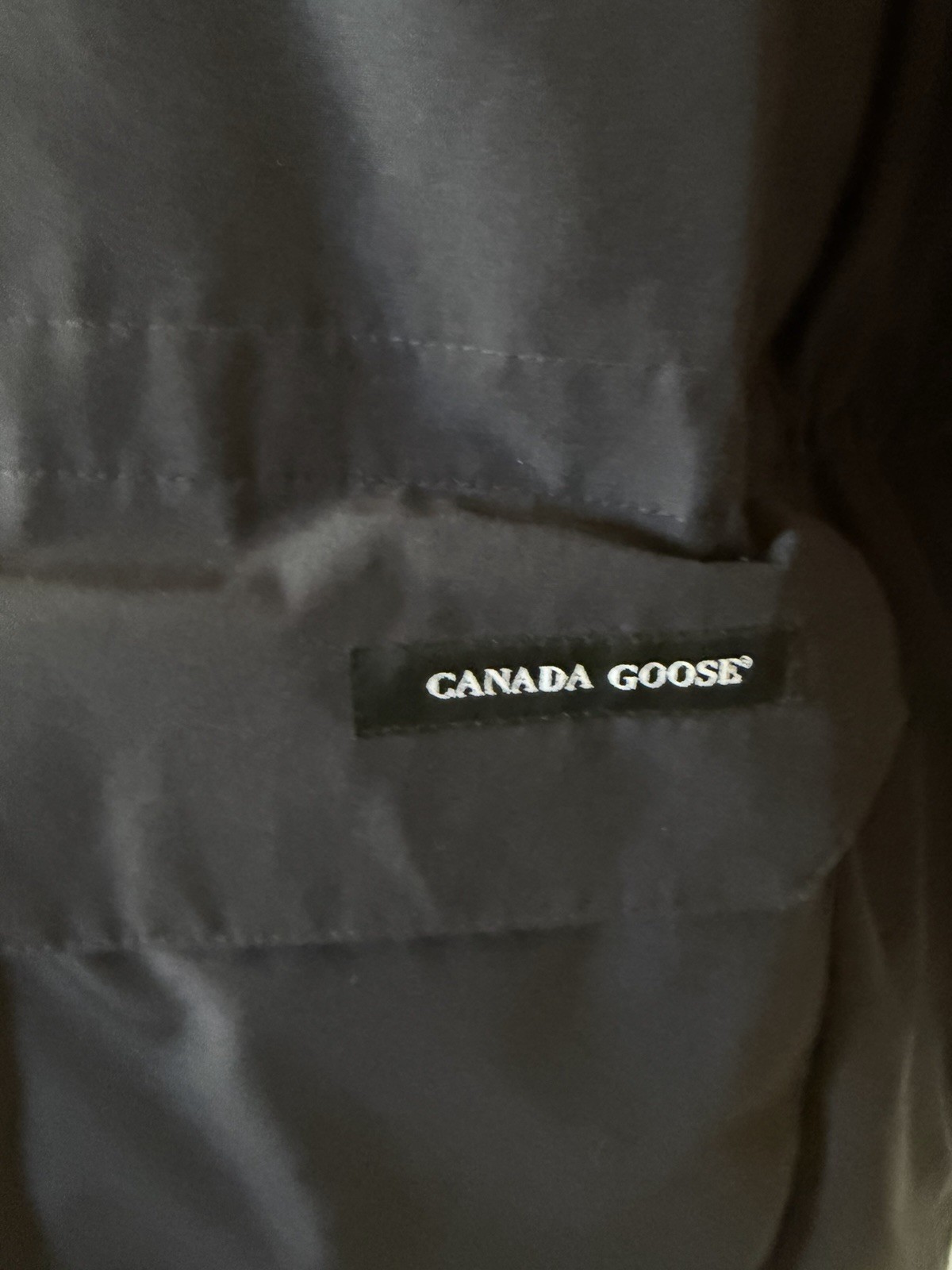 Men's Canada Goose Expedition Parka 4565M Navy Down Jacket Size L NWT.  thumbnail 11