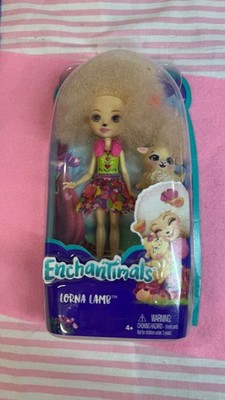 NEW! 2016 Rare Enchantimals Lorna Lamb & Flag / Caring Is Our Everything - NICE!