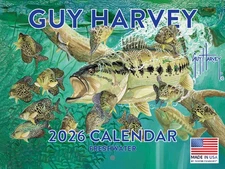 Guy Harvey Freshwater Fish Calendar 2026