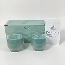 Pair PartyLite Bestburn Jar Candles Seaside M...