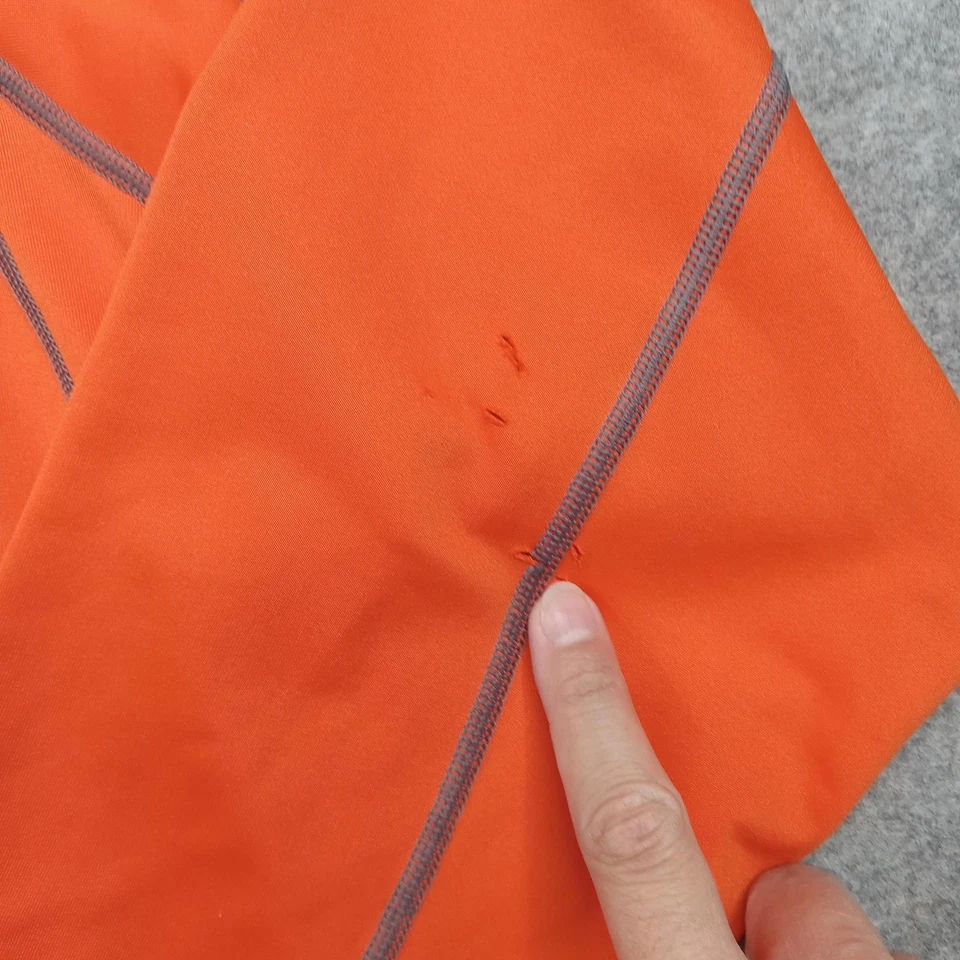 Pulôver masculino Under Armour 2XL laranja ColdGear quarto de zíper moletom atlético* - Imagem 3 de 4